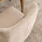 Upholstered Boucle Accent Chair Full Back Barrel Chair Armless Living Room Chairs With Solid Wood Base-1662527508