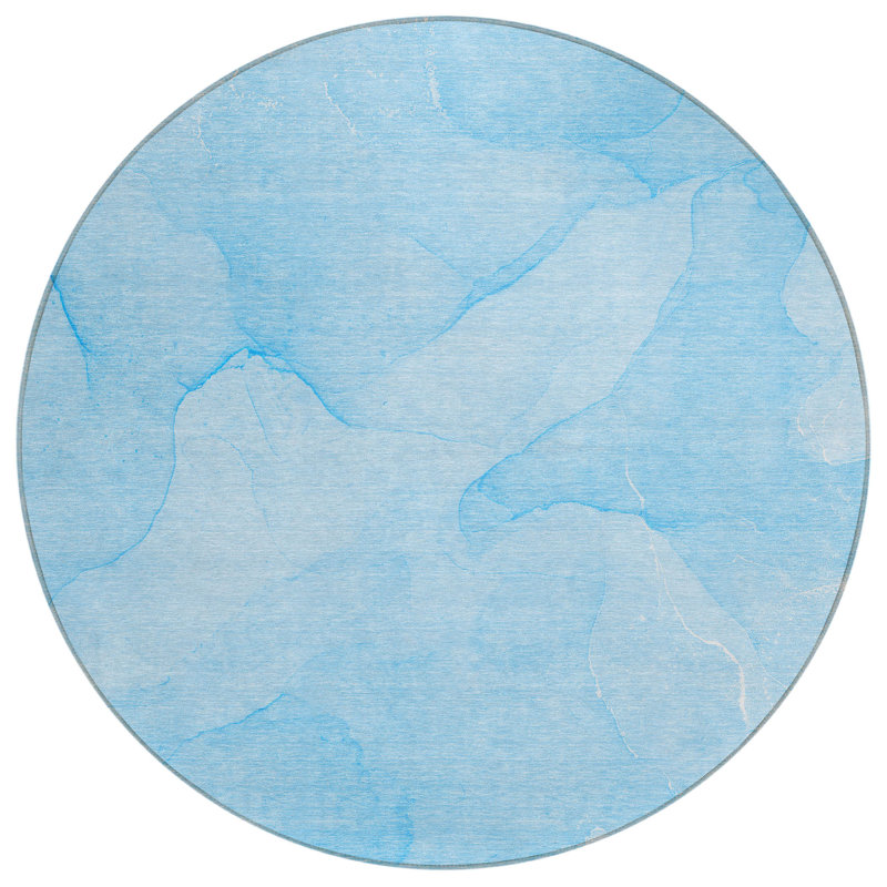 Tapis d'intérieur rond 8 po
