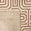 Tapis intérieur / extérieur beige / naturel à motif géométrique Arneshia-2103255108