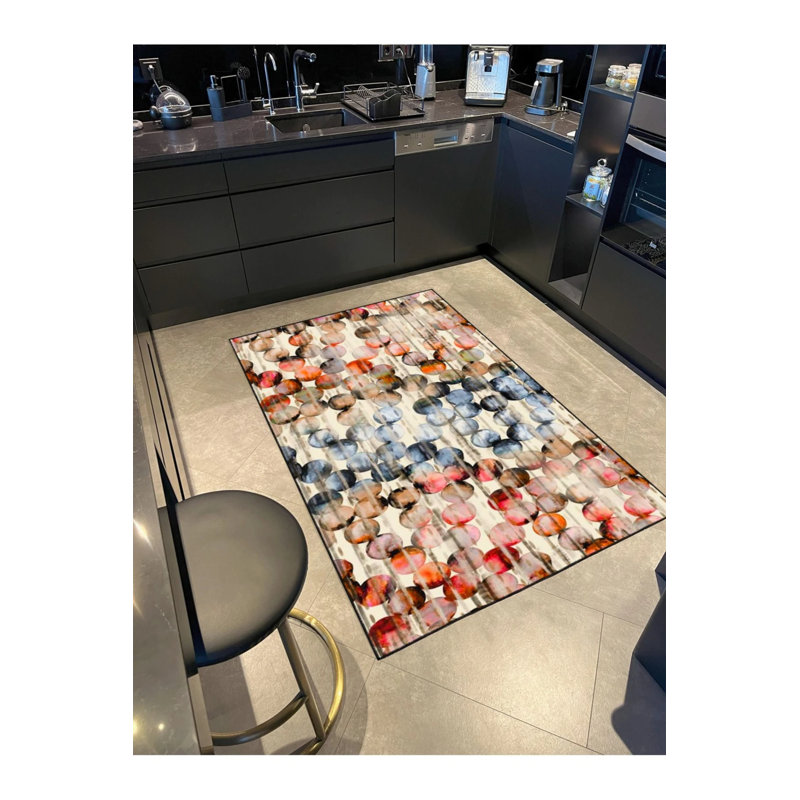 Top Woven Base Carpet And Washable Carpet, Rectangle 3'4" x 6'7"