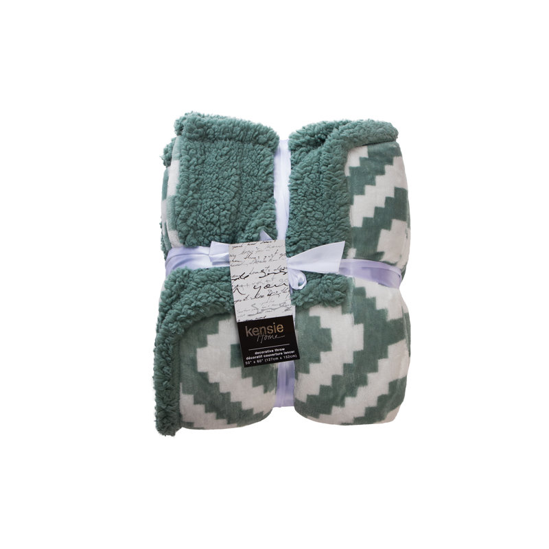 Bingen Hand Woven Throw Blanket, Grey Mist