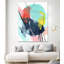«Color Wish Ii», reproduction d'art sur toile géante 72 po x 54 po