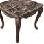 Cona Marble Top End Table