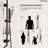 Wall Mount Rainfall Shower System, Dual‑Function Shower Head with Slide Bar, Handheld Shower-128567558