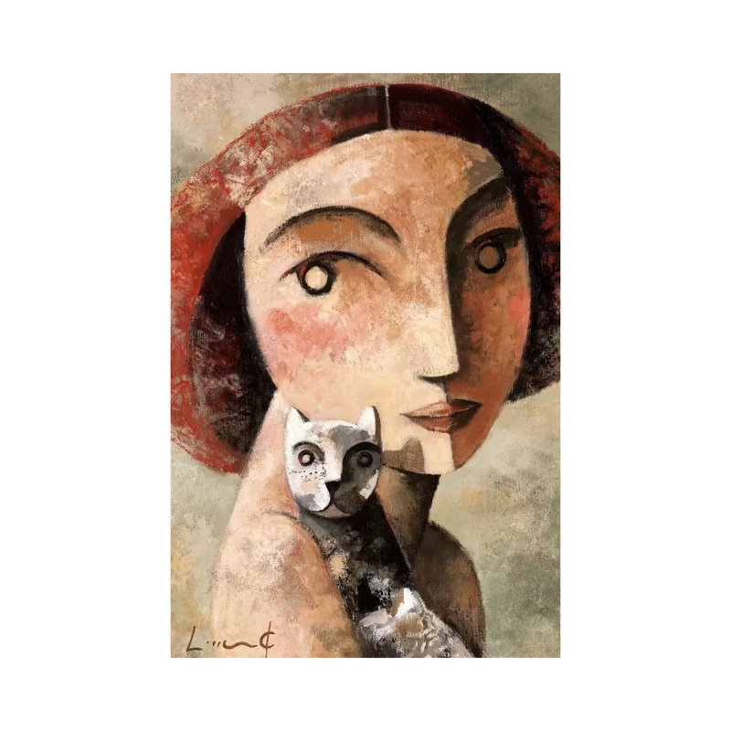 Mirame by Jacques Pilon - Wrapped Canvas Painting, 20.32 cm H x 30.48 cm W