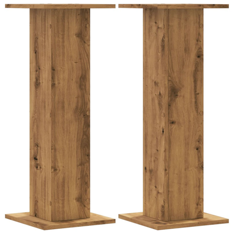 Haig Plant Stand 1 Tier, 30 x 30 x 80 cm (L x W x H), Oak