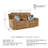 Jhanae Reclining Loveseat With Console