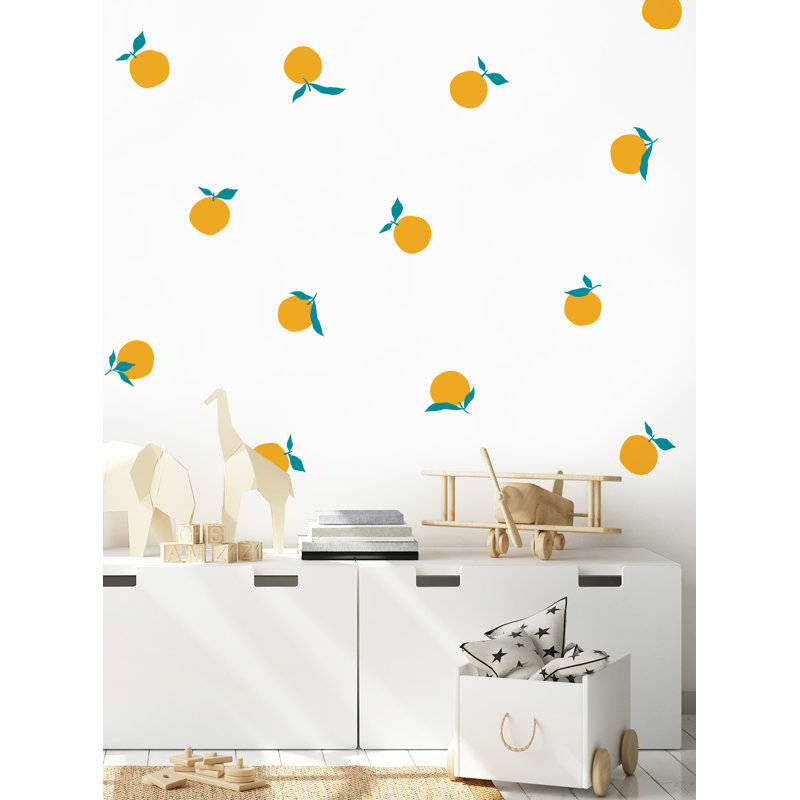 Adhésif décoratif orange, Jaune