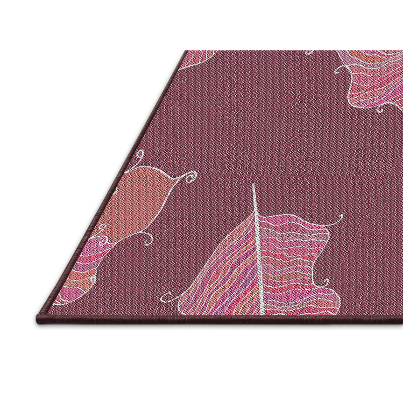 Tapis magenta foncé Albi, Rectangle 8 pi x 10 pi