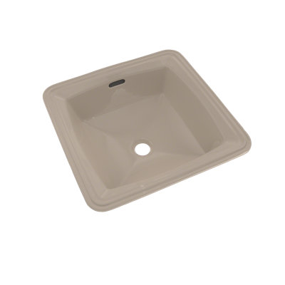 TOTO® Connelly™ Square Undermount Bathroom Sink with CEFIONTECT, Bone