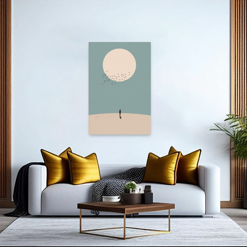 Reproduction d'art mural solitaire solitaire, 60" H x 40" W
