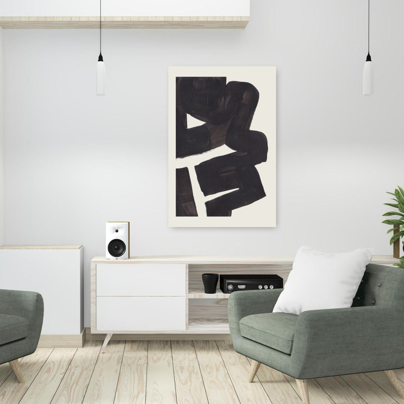 Art contemporain, art contemporain abstrait, H 36 po x l 24 po