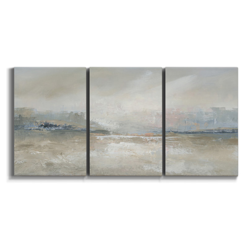 Shifting Seas - Toile encadrée multi-pièces, H 60 po x l 120 po x P 2 po