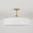 Aurelia 6-Light 24" Fabric Drum Semi Flush Mount Ceiling Light