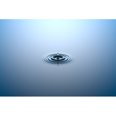 Water Drop - Wrapped Canvas Print