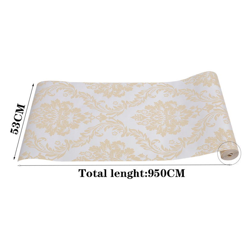 European Textured Non-Woven Wallpaper Roll