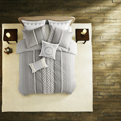 Premium Cotton Bedding Set, Soft Chenille Texture, Modern Bedroom Comfort