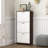 Modern Entryway Shoe Cabinet with 3 Flip Doors, Large Capacity and Space-Saving Design, Ideal for Narrow Spaces and Home Organization.-698750846