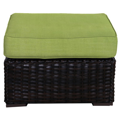 Repose-pieds d'extérieur avec coussin Sireci