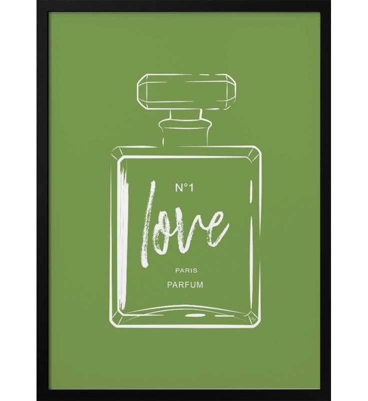 Green Perfume Print by Martina, 20" H x 16" W