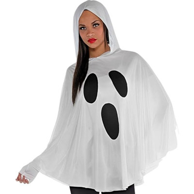 Halloween Ghost Poncho Costume