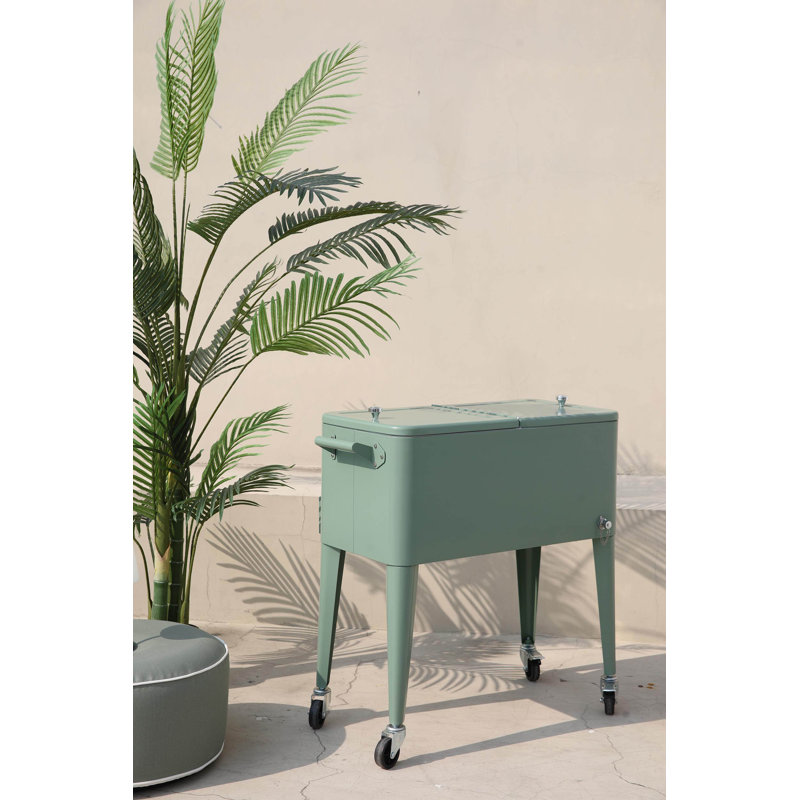 Icy Cool Box On Wheels, Green