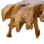 Codman Solid Wood Four Leg Coffee Table