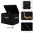 2-Pack Large Fabric Storage Bins with Lids & Handles, Stackable Decorative Closet Organizer Storage Boxes for Home Shelf Organization-129676920