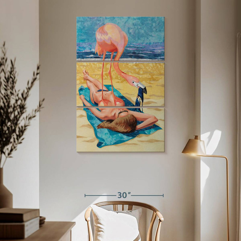 Brampt Flamingo On Sun Bather
