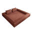 Canapé-lit avec coussin rectangulaire et coussins-1380905365
