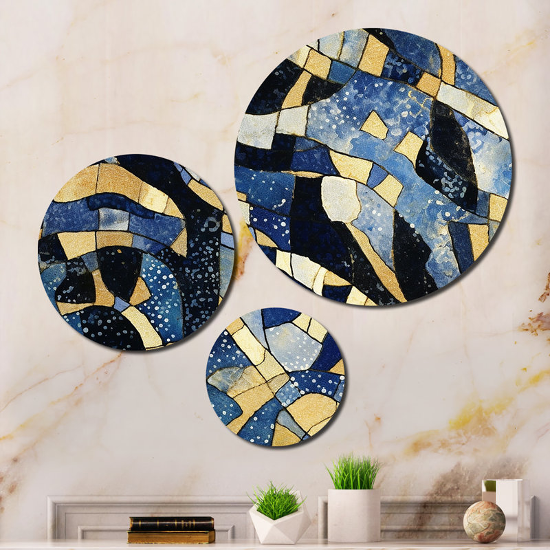 Abstract Wall Decor on Metal