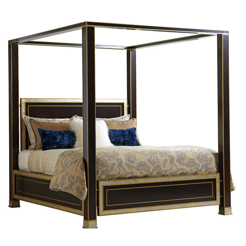 Carlyle Solid Wood Canopy Configurable Bedroom Set