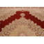 Tapis rouge noué à la main de conception unique 8 pi 0 po x 9 pi 10 po