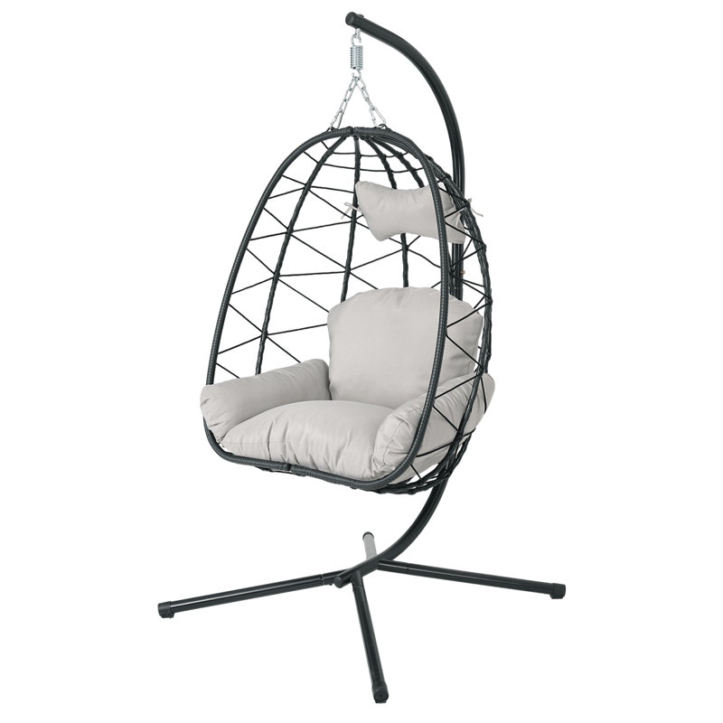 Chaise moderne en métal et rotin pour hamacs Comfort