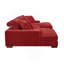 Grand canapé modulaire à double assise en velours côtelé Large Seating