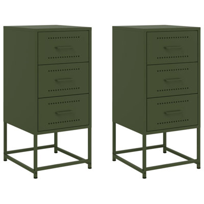 Raddatz 36cm W Steel Bedside Table