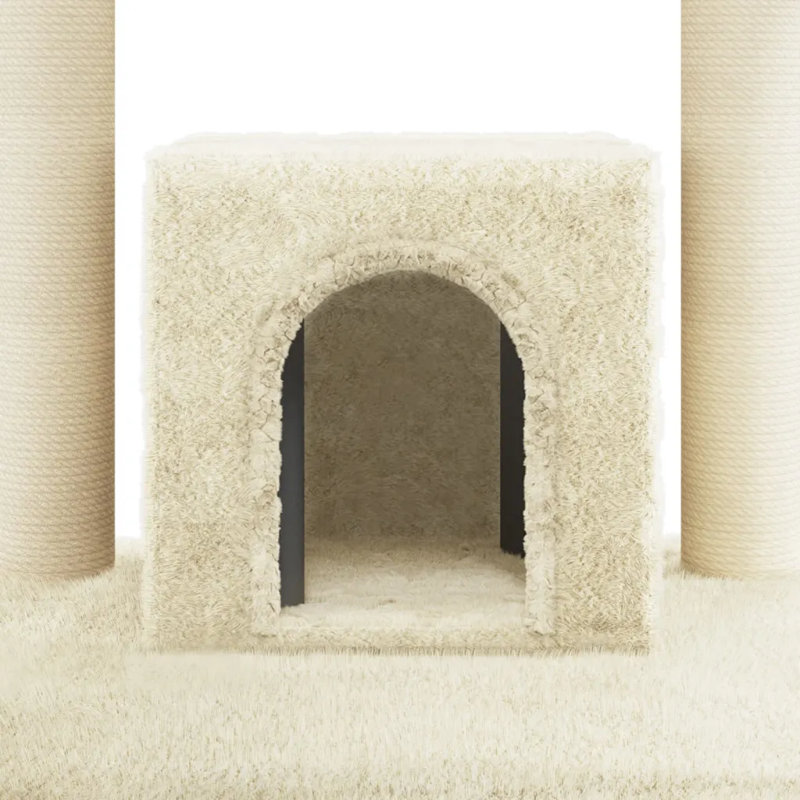 110cm Sechura Cat Tree, Cream