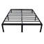 Sommier plateforme moderne en acier noir-870004472