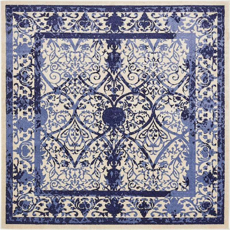 Amika Oriental Indoor Rug, Square 8'
