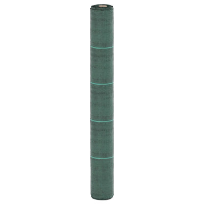 vidaXL Weed Membrane with Stripes Polypropylene