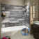 Palisade 25.6 in. x 14.8 in. Tile Shower and Tub Surround Kit in Prado Granite