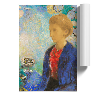 Baronne De Domecy by Odilon Redon - Unframed Painting