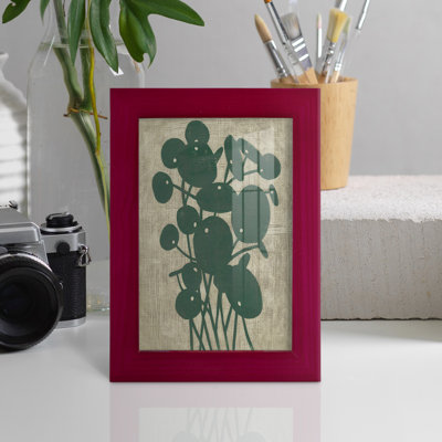 Derell, verdure rétro encadrée sur papier