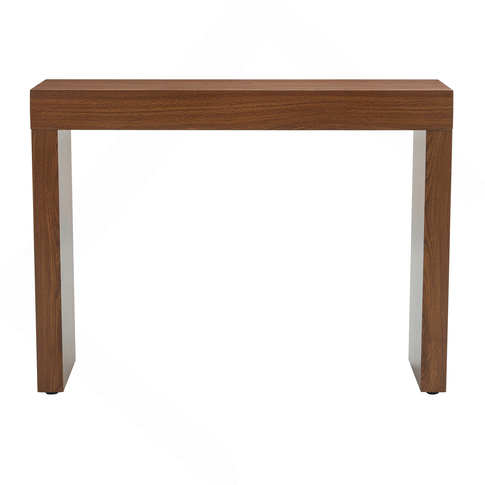 Ebern Designs Elegant Dark Wood Grain Bar Table-50 Inches Long, A ...