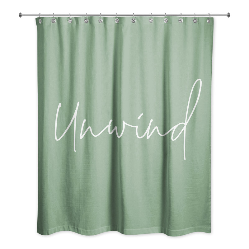 Rideau de douche Perine, Vert