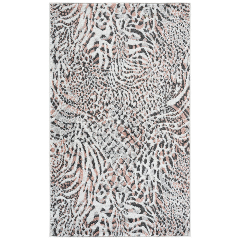 Ameyaa Performance Animal Print Rug, Rectangle 3' x 5'