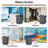 Extra Large Foldable Laundry Basket With Handles - Breathable Canvas Hamper For Laundry Room, Bathroom, Bedroom, And Dorm Storage - Machine Washable Fabric Storage Bin