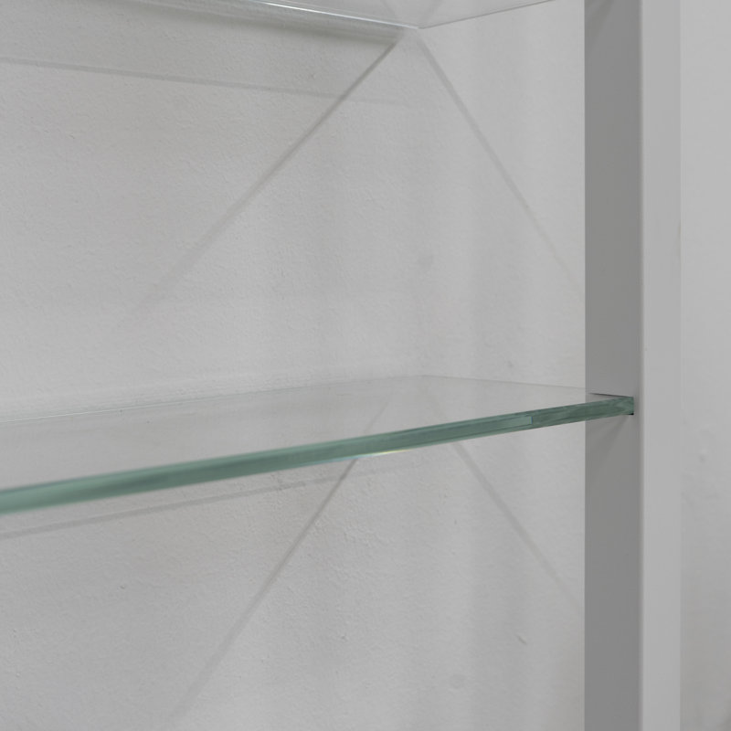 Cubic Glass 172cm H, White