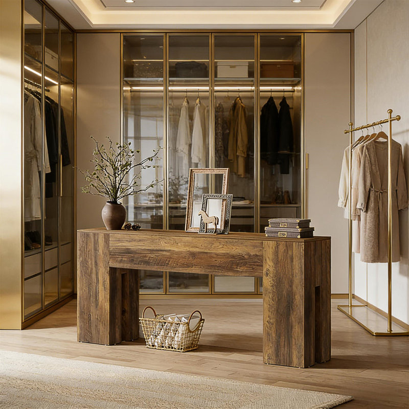 Table d'appoint, Brun rustique