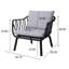 Ensemble de 2 fauteuils club Huron